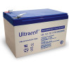 Ultracell UL12-12 VRLA AGM Lead-acid battery (12V, 12 Ah, T1 terminal)