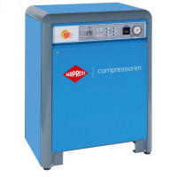Industrial piston compressor with sound absorption